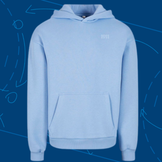 Hoody "1911", skyblue