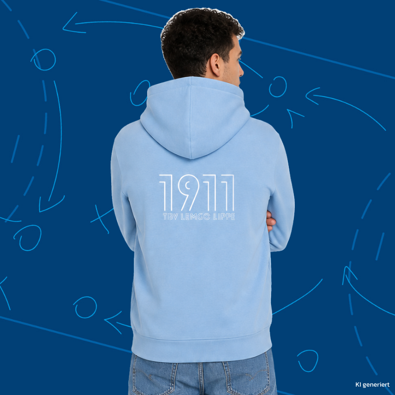Hoody "1911", skyblue – Bild 4