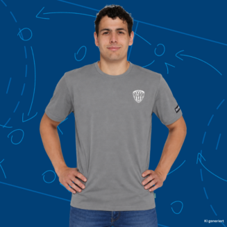 Kempa Team T-Shirt, steingrau
