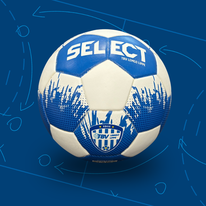 select Fanball, blau-weiss v26 – Bild 3